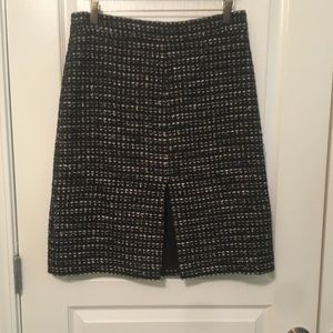 J. Crew Metallic Tweed Skirt
